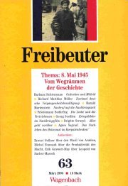 Freibeuter, H.63, Achter Mai 1945, Vom Wegräumen der Geschichte Books
