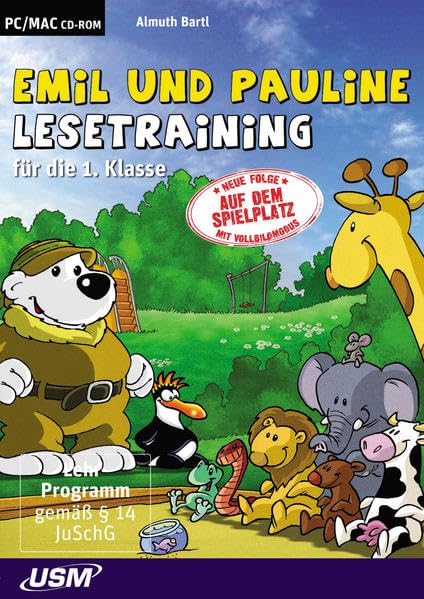 Emil und Pauline auf dem Spielplatz - Lesetraining für die 1. Klasse (CD-ROM) Hobbies & Leisure