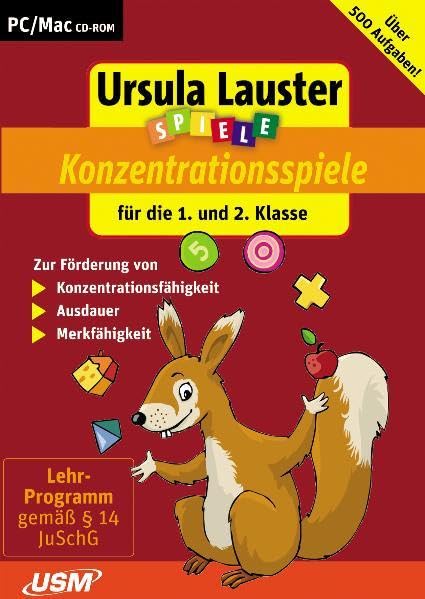 Ursula Lauster: Neue Konzentrationsspiele für die 1 und 2. Klasse PC