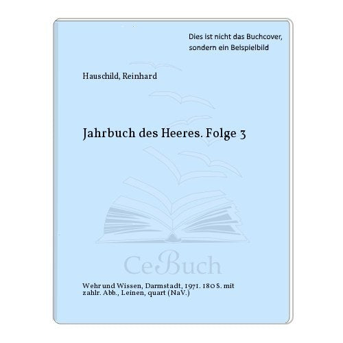 Jahrbuch des Heeres Folge 3 Books