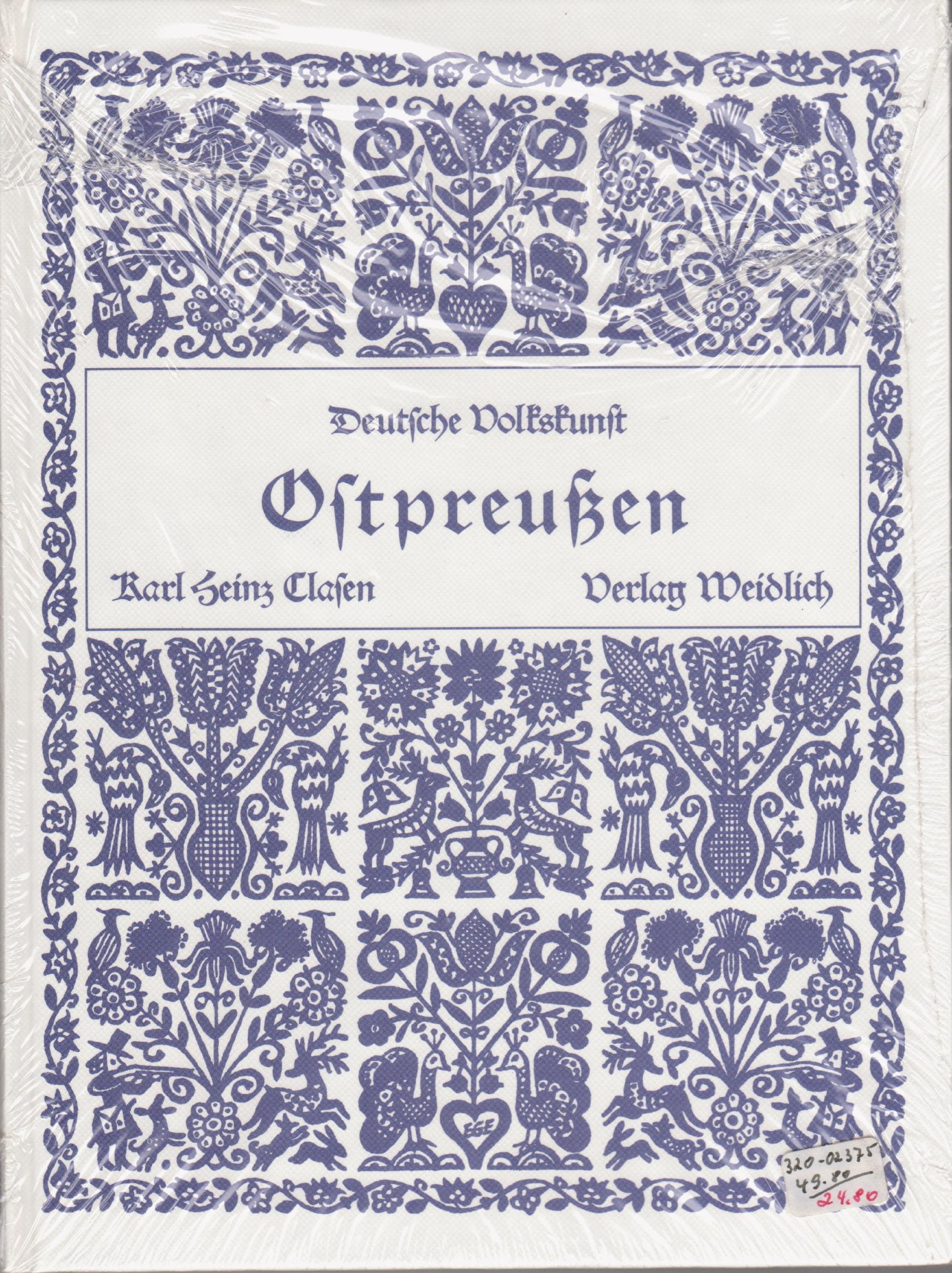 Deutsche Volkskunst. Ostpreußen Architecture