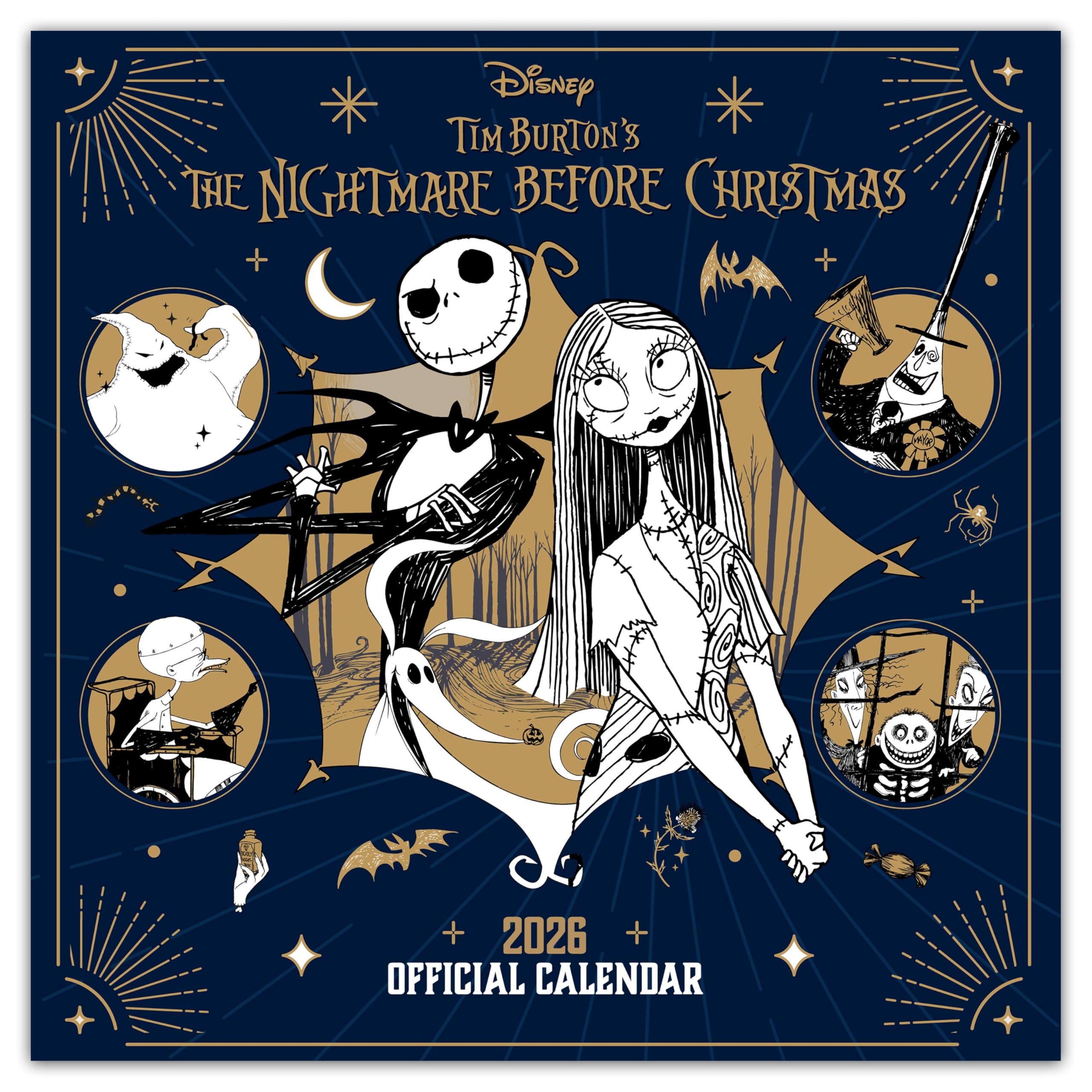 Tim Burton's The Nightmare before Christmas – Offizieller Kalender 2026: Original Danilo-Kalender (Wall-Kalender) Manga