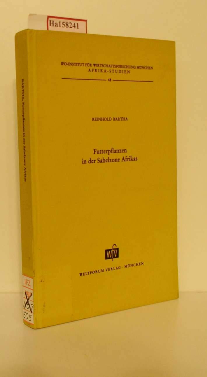Futterpflanzen in der Sahelzone Afrikas Books