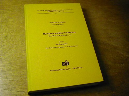Die Sahara und ihre Randgebiete. Band 1 Books