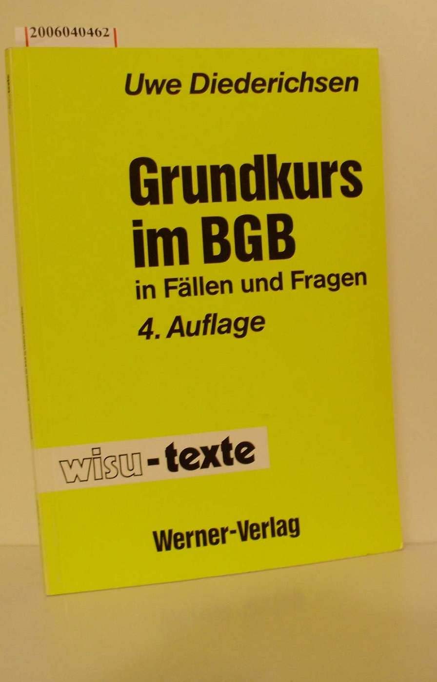 Grundkurs im BGB in Fällen und Fragen Books