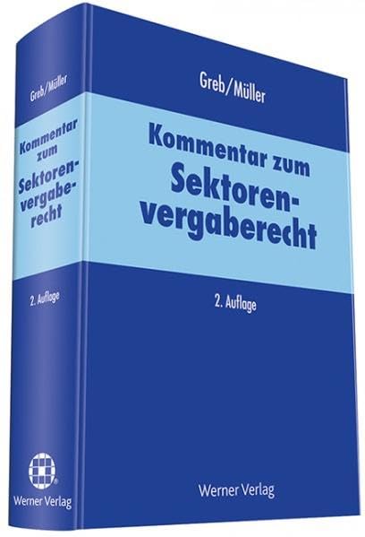 Kommentar zum Sektorenvergaberecht: SektVO, GWB und Richtlinie 2014/25/EU Law