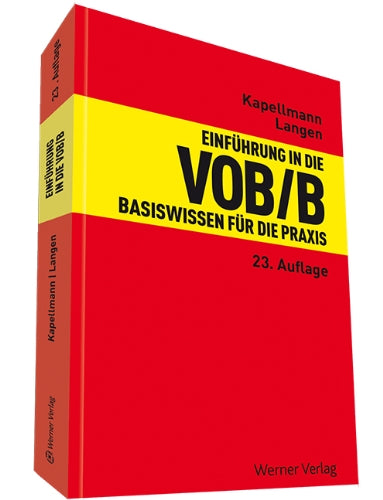 Einführung in die VOB/B: Basiswissen für die Praxis Law