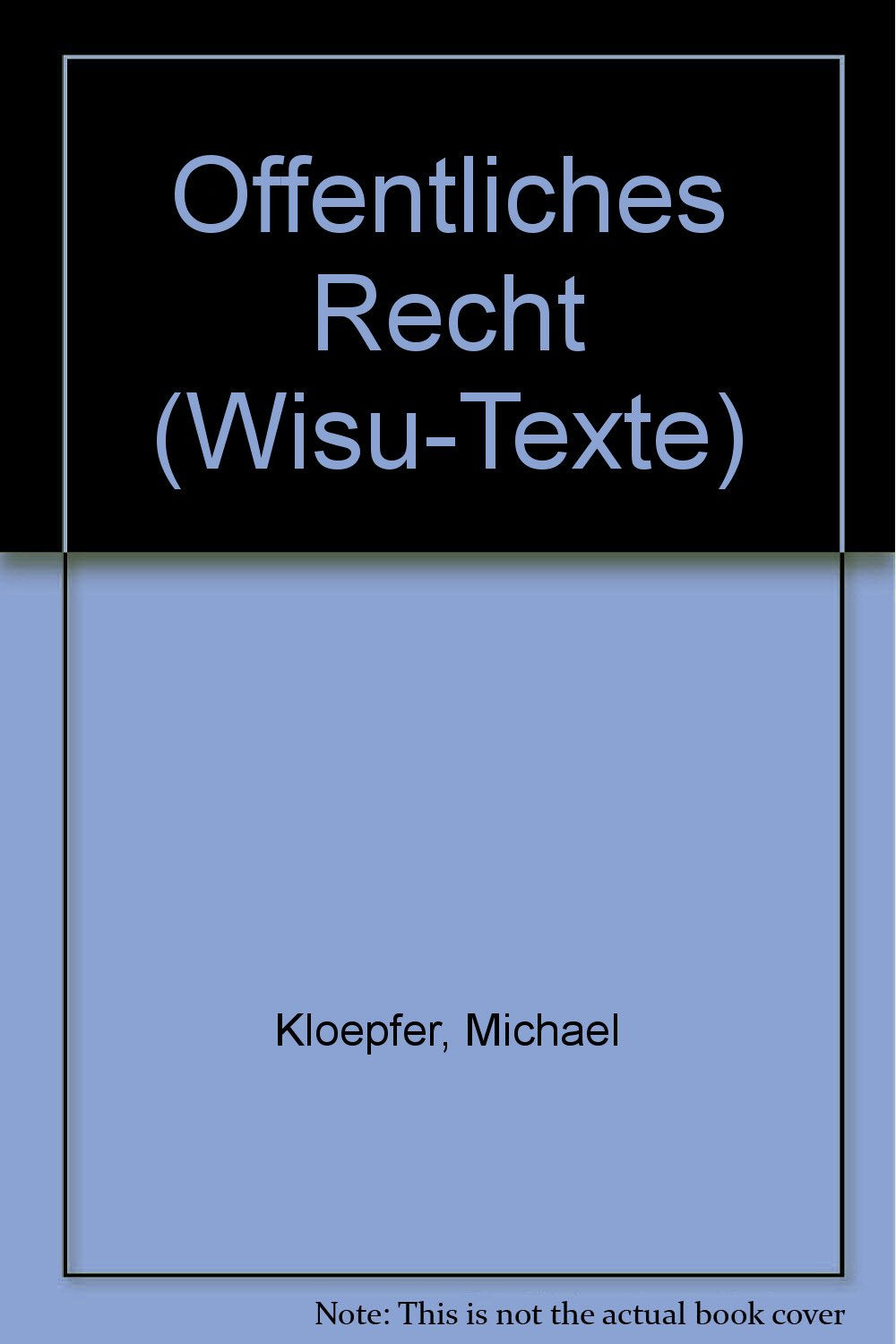 öffentliches Recht (wisu-texte) Books