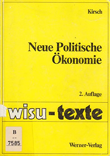 Neue Politische Ökonomie Politics & History