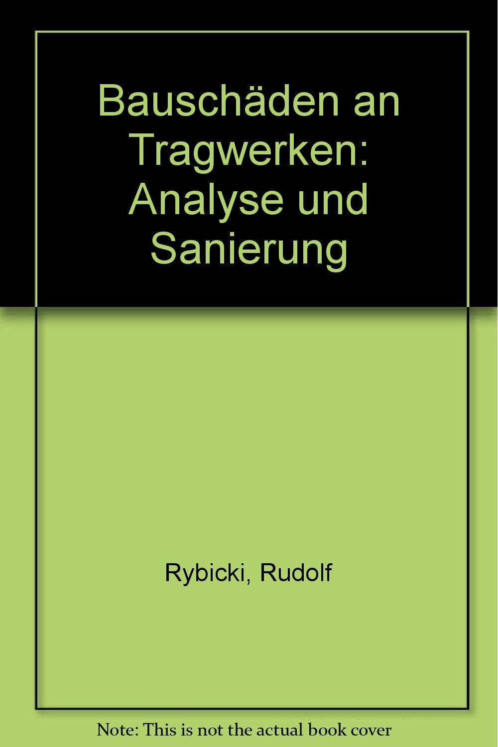 Bauschäden an Tragwerken. Tl 1: Analyse und Sanierung. Mauerwerksbauten und Gründungen Books