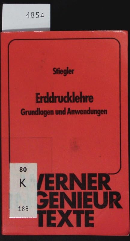 Erddrucklehre. Books