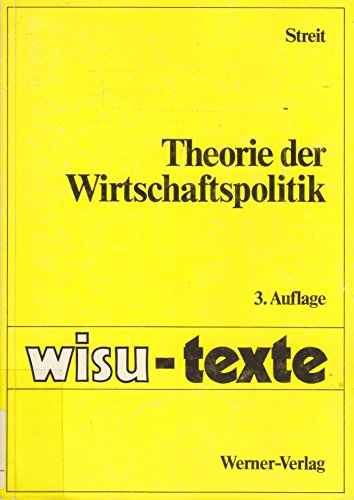 Theorie der Wirtschaftspolitik General education