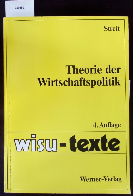 Product Image: Theorie der Wirtschaftspolitik