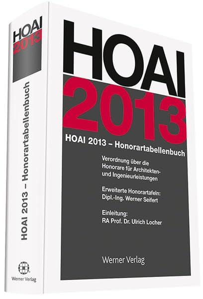 Product Image: HOAI 2013 - Honorartabellenbuch