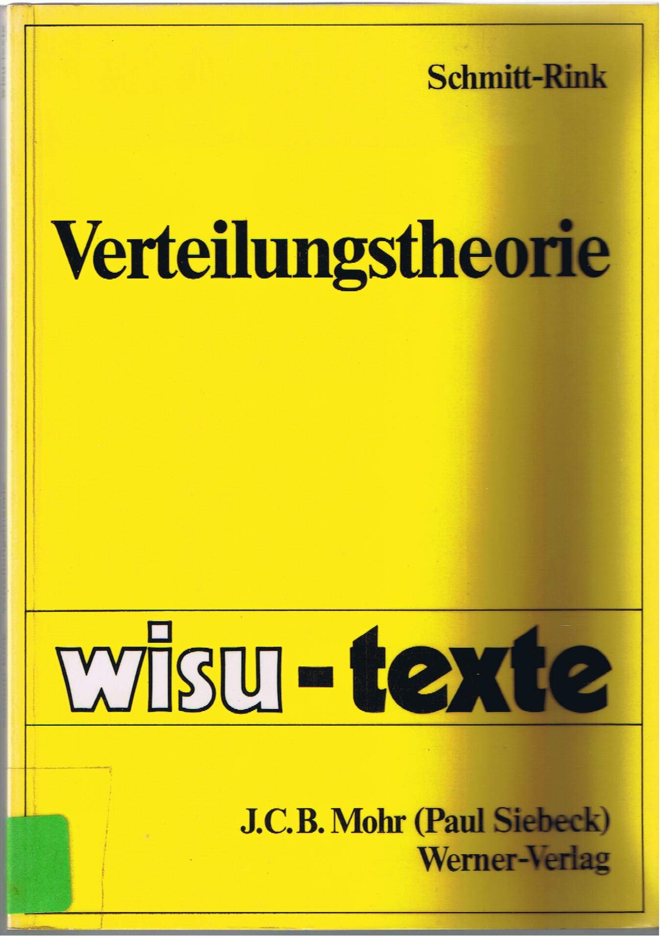 Verteilungstheorie Business & Technology