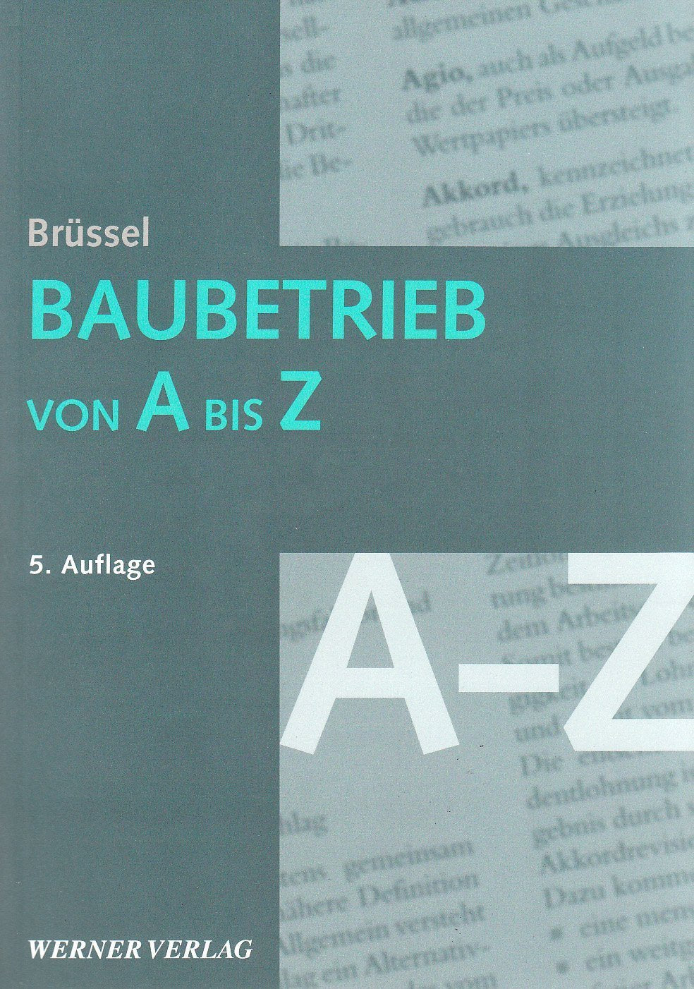 Baubetrieb von A bis Z book