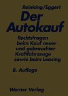 Der Autokauf Law Books