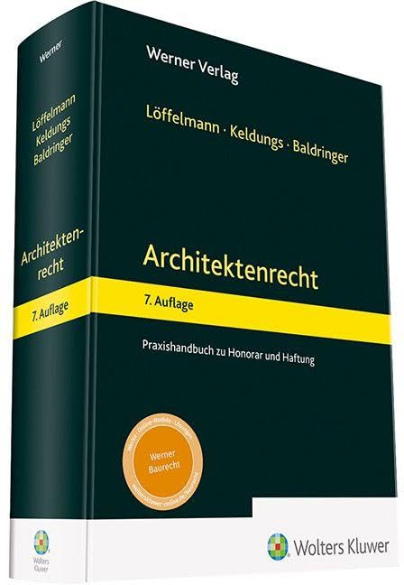 Architektenrecht: Praxishandbuch zu Honorar und Haftung Law
