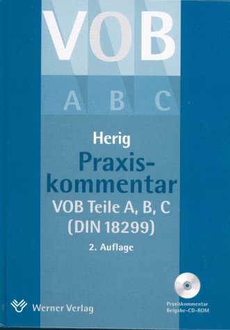 Praxiskommentar zur VOB Teile A, B und C (DIN 18299) Books