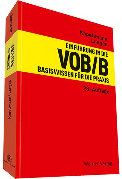 Einführung in die VOB/B: Basiswissen für die Praxis Law