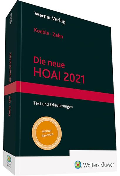 Die neue HOAI 2021: Text und Erläuterungen Law