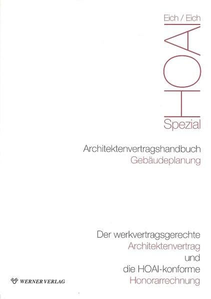 Architektenvertragshandbuch Gebäudeplanung Law