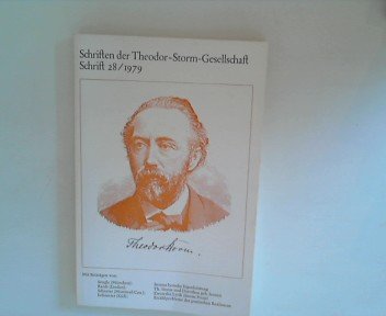 Schriften der Theodor-Storm-Gesellschaft Contemporary literature