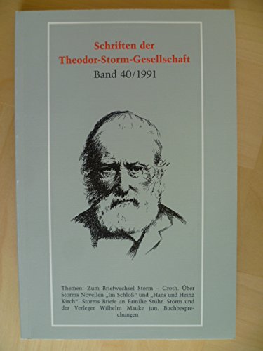 Schriften der Theodor-Storm-Gesellschaft Contemporary literature