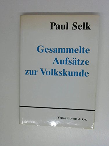 Gesammelte Aufsätze zur Volkskunde General education