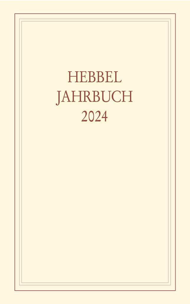 Hebbel-Jahrbuch 79/2024 book