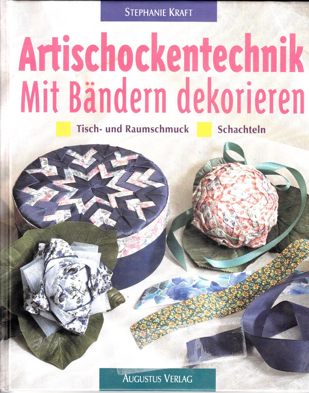 Artischockentechnik. Mit Bändern dekorieren. Tisch- und Raumschmuck. Schachteln Hobbies & Crafts