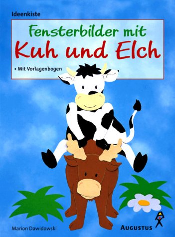 Fensterbilder mit Kuh und Elch Hobbies & Crafts