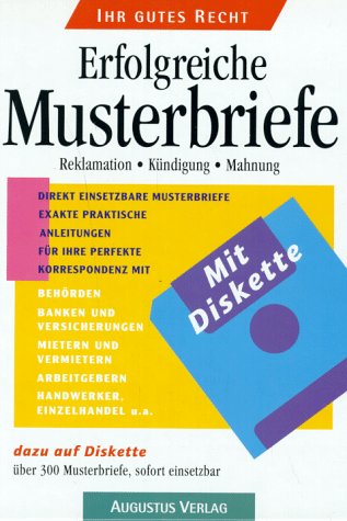 Product Image: Erfolgreiche Musterbriefe. Reklamation, Kündigung, Mahnung