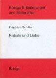Erläuterungen zu Friedrich Schiller: Kabale und Liebe (Königs Erläuterungen und Materialien) Contemporary literature Books