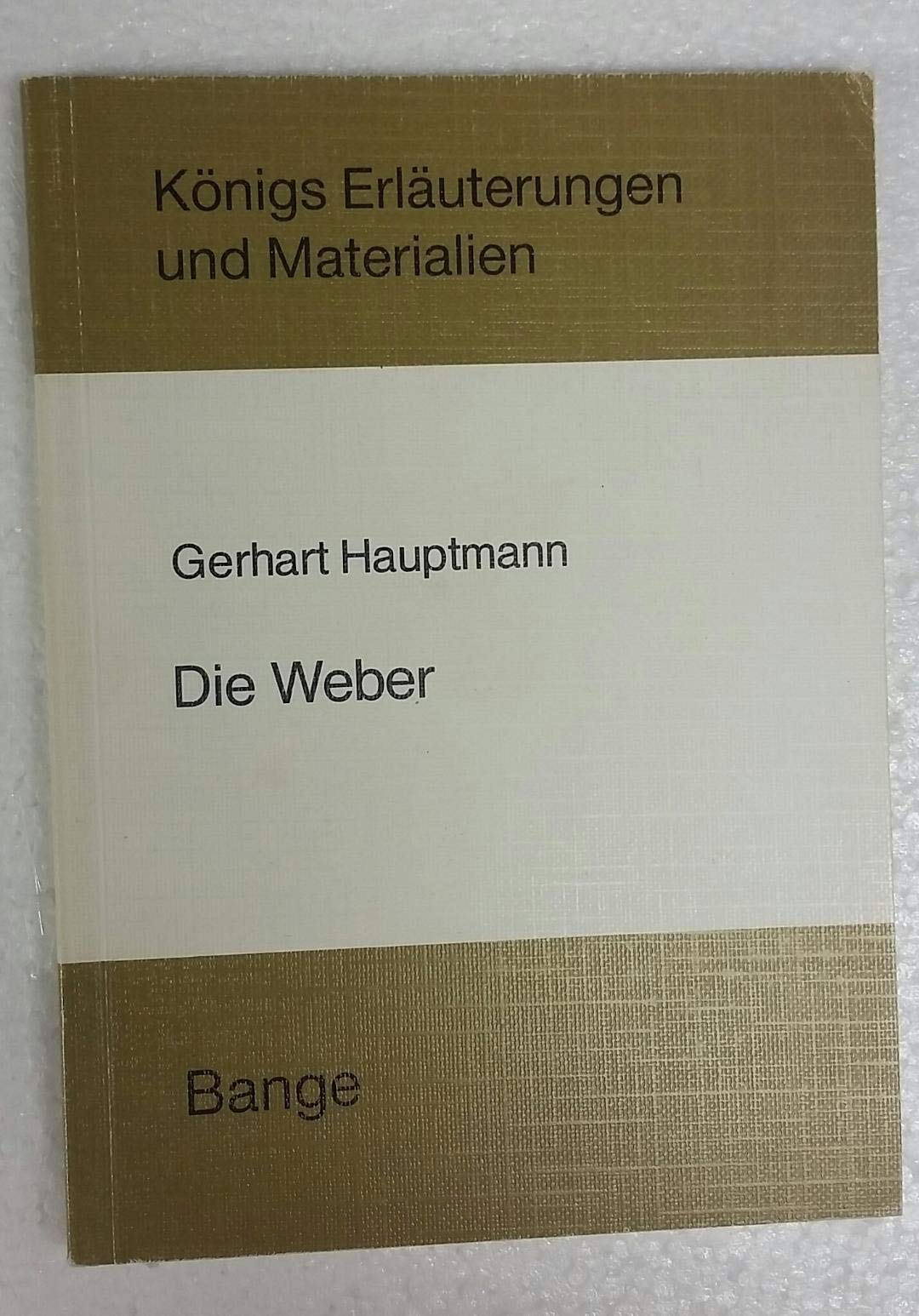 Die Weber (Königs Erläuterungen) Books