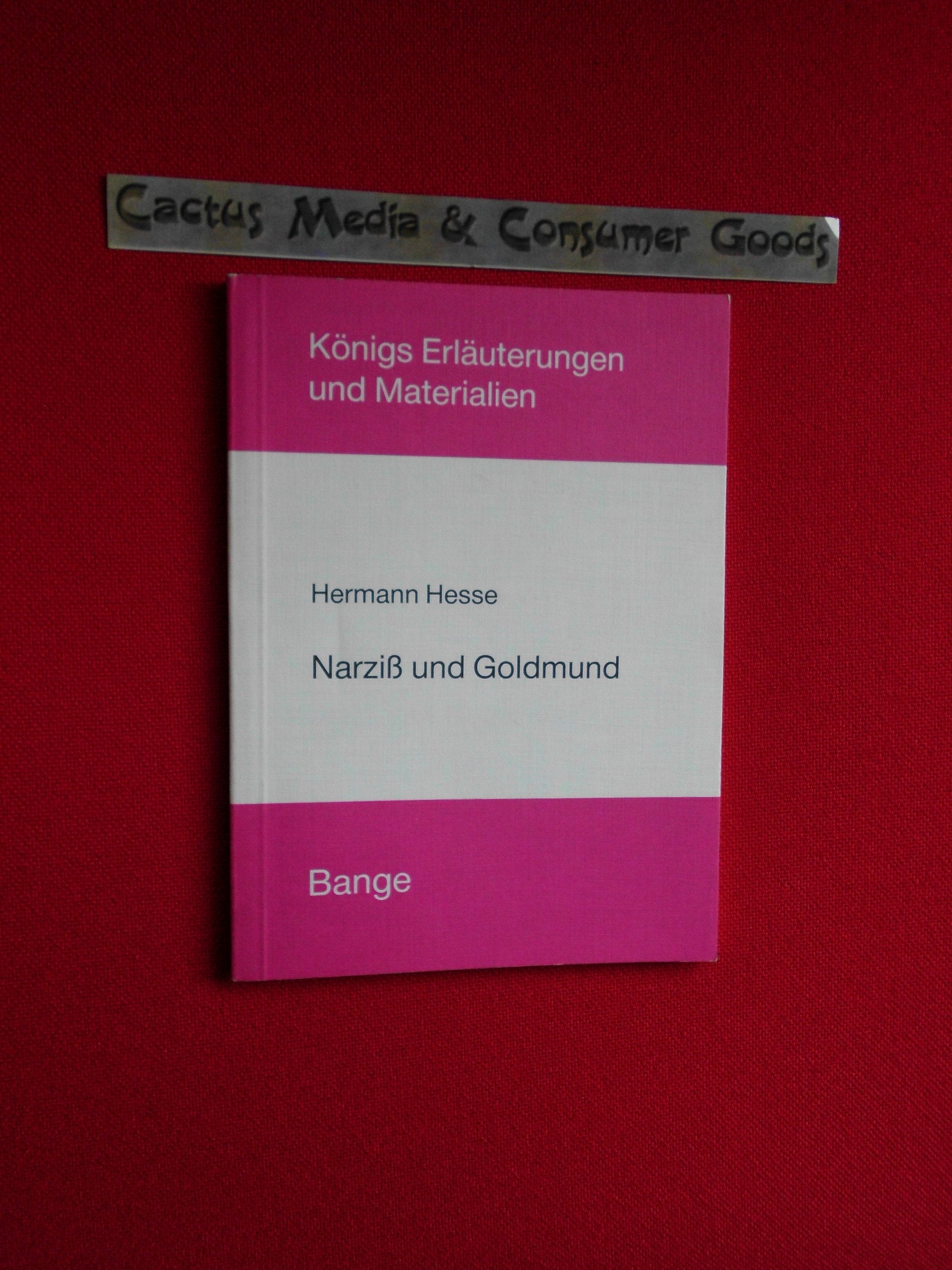 Narziss und Goldmund (Königs Erläuterungen) Education & Training