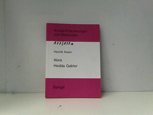 Nora /Hedda Gabler (Königs Erläuterungen) Education & Training
