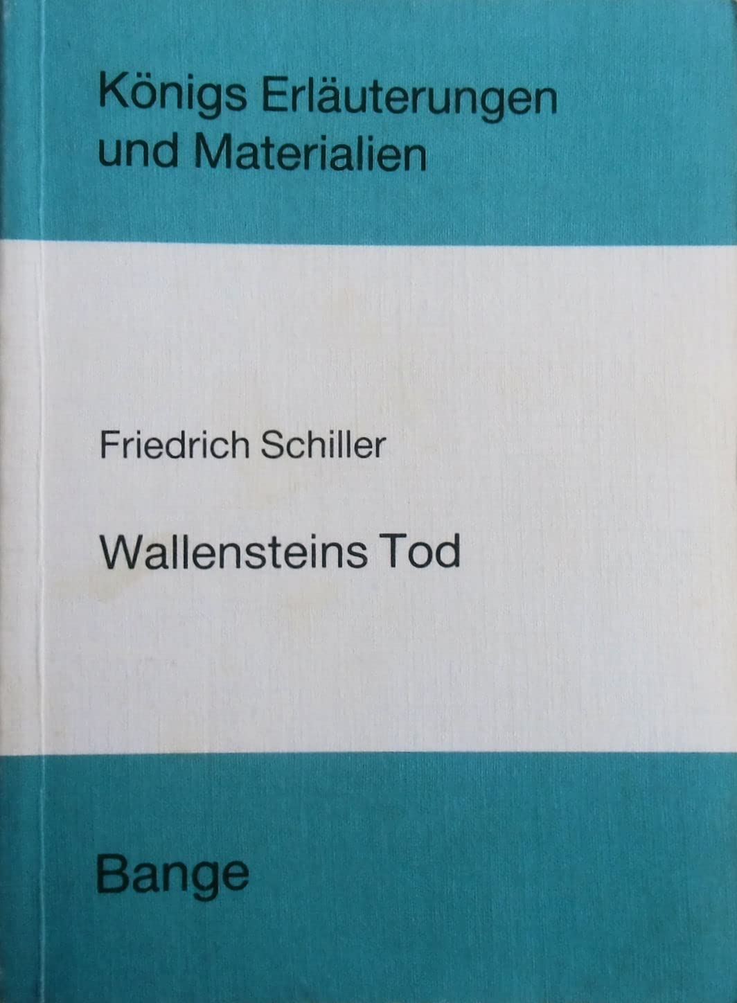 Wallensteins Tod Contemporary literature