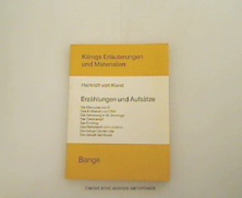 Erzählungen und Aufsätze. Study Guides