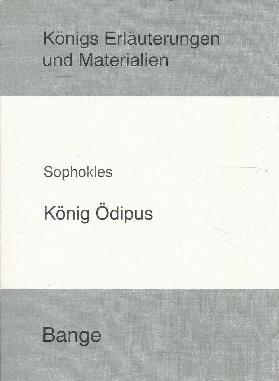 Königs Erläuterungen und Materialien, Bd.46, König Ödipus Study Guides