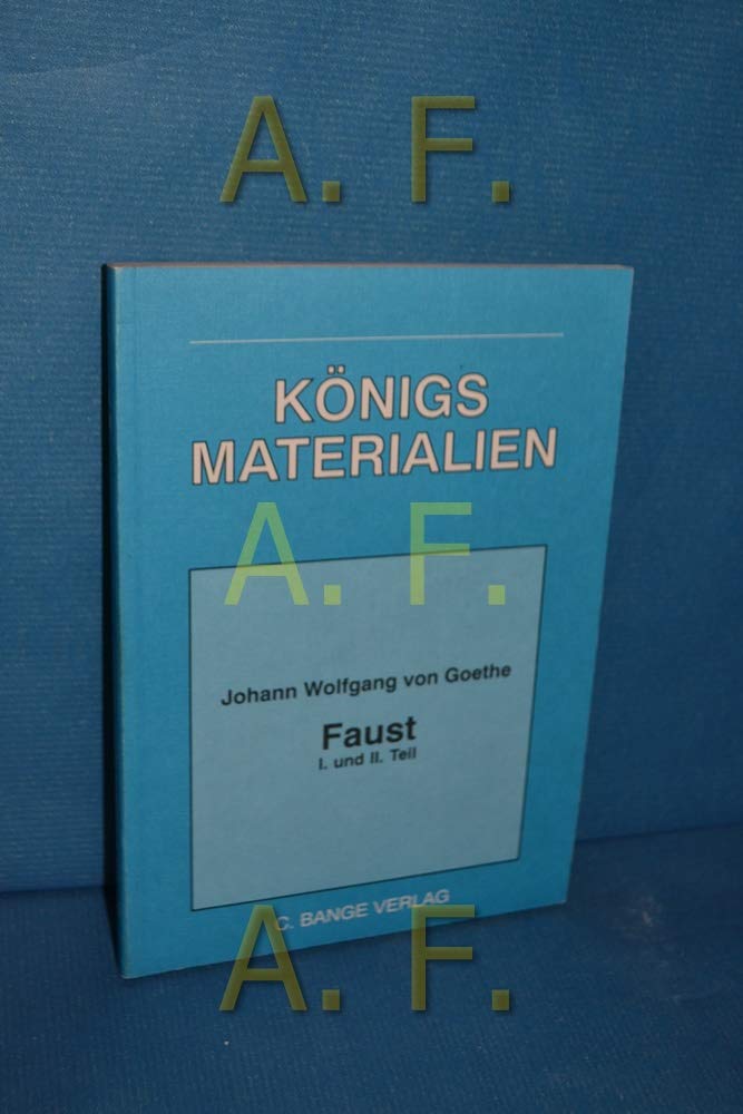 Faust I/II (Königs Erläuterungen) Education & Training