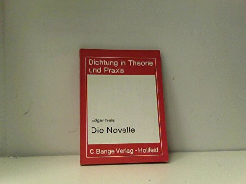 Novelle (Dichtung in Theorie und Praxis) Books