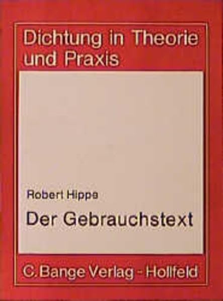 Product Image: Gebrauchstext (Dichtung in Theorie und Praxis)