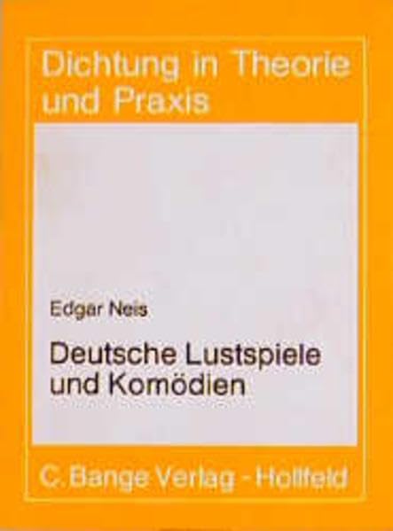 Das Deutsche Lustspiel (Dichtung in Theorie und Praxis) Study Guides