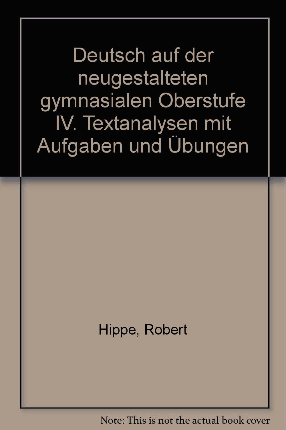 Deutsch in der neugestalteten gymnasialen Oberstufe: Textanalyse. Einleitung - Über Text, Textbeschreibung und Textanalyse Study Guides