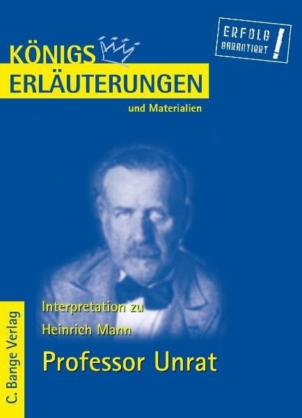 Professor Unrat Study Guides