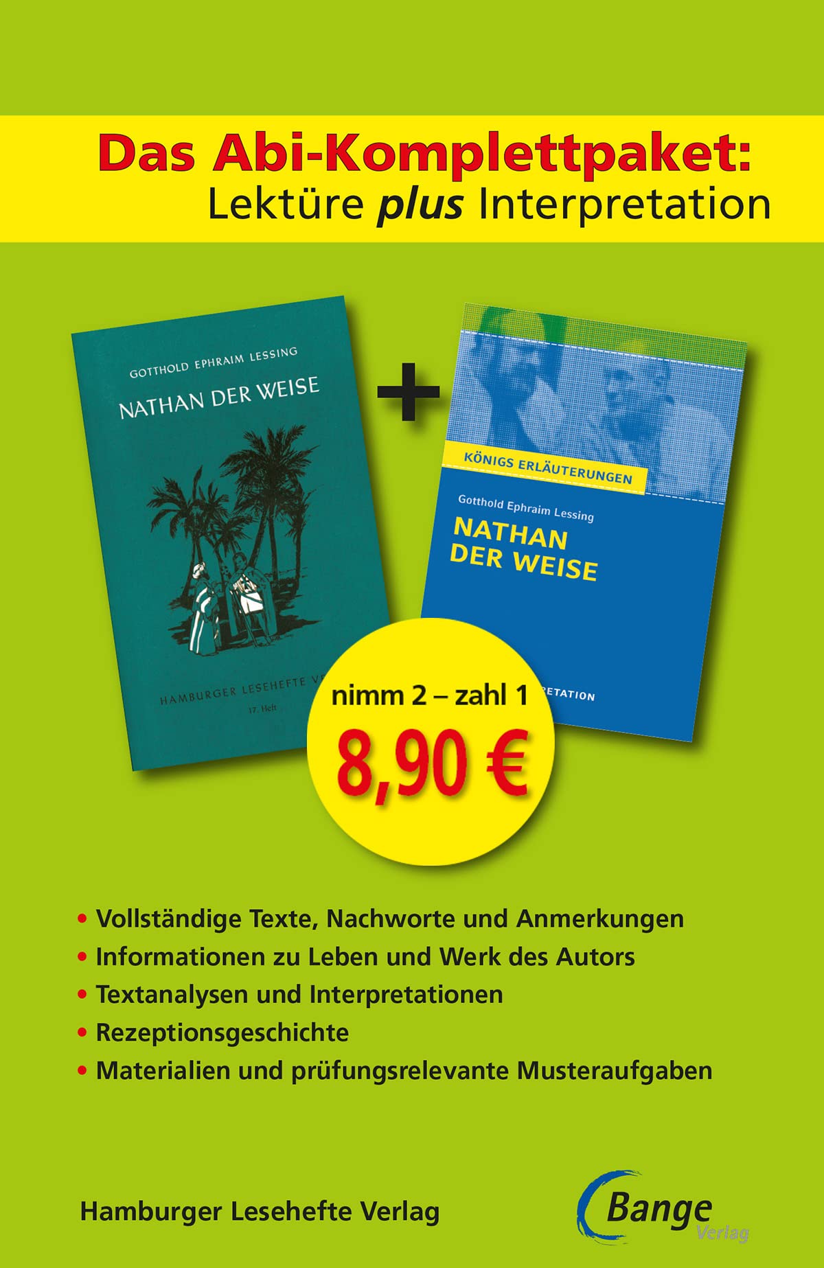 Nathan der Weise - Lektüre plus Interpretation: Königs Erläuterung + kostenlosem Hamburger Leseheft von Gotthold Ephraim Lessing. book