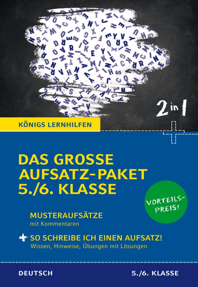 Das große Aufsatz-Paket 5./6. Klasse: Königs Lernhilfen Study Guides