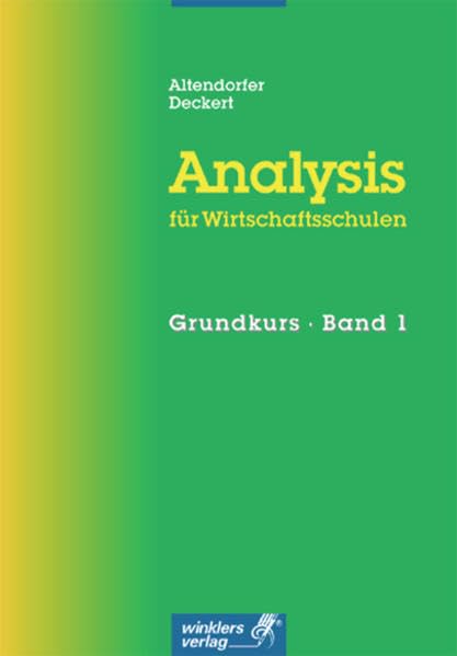 Analysis für Wirtschaftsschulen. Grundkurs I Crime & Thrillers