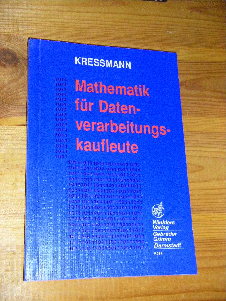 Mathematik für Datenverarbeitungskaufleute Books